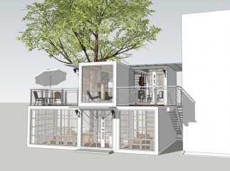 這集裝箱都要美爆了!創(chuàng)意集裝箱民宿酒店設(shè)計